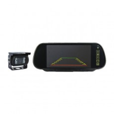 Durite 0-775-47 7" Mirror Monitor Rear Cam Kit (2 camera inputs , inc. 1 x Sony CCD camera) PN: 0-775-47